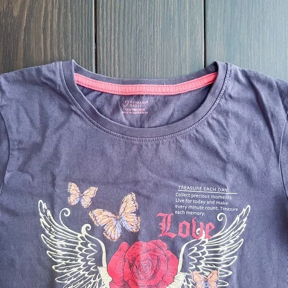 Primark | Girls Love Always Long Sleeve Shirt | 13-14 YRS - Picture 4 of 6
